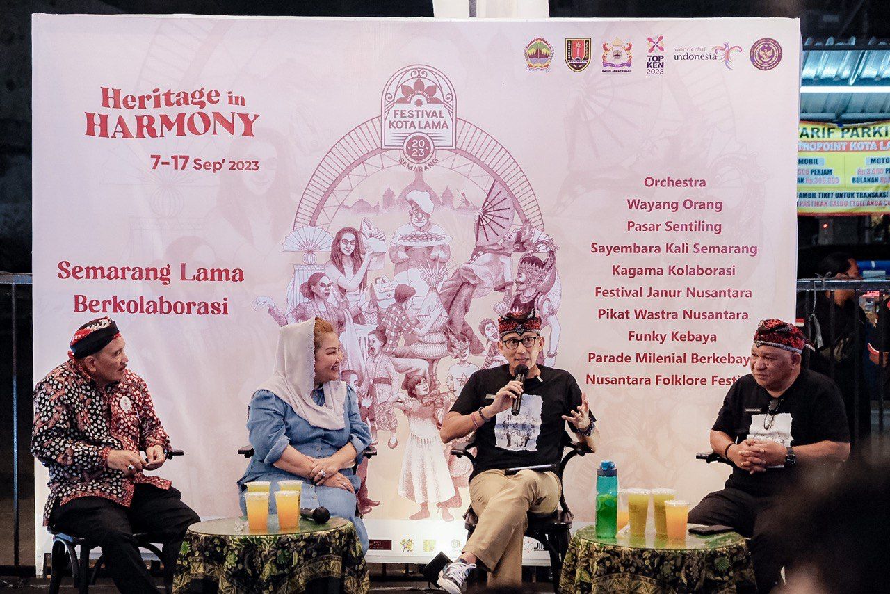 MENPAREKRAF DORONG FESTIVAL KOTA LAMA SEMARANG JADI EVENT BERKELAS INTERNASIONAL